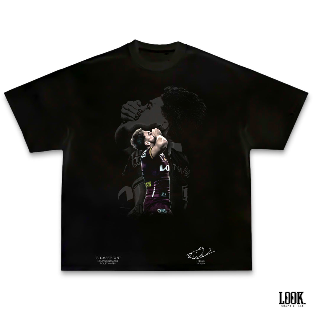 Plumer Out Reece Reece Walsh 'Plumber Out' - Graphic Tee – LOOK. Clothing