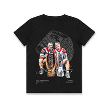 Load image into Gallery viewer, Sydney Roosters 2026 DUEL PREMIERSHIPS Tee (KIDS)
