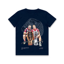 Load image into Gallery viewer, Sydney Roosters 2026 DUEL PREMIERSHIPS Tee (KIDS)
