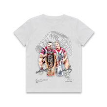 Load image into Gallery viewer, Sydney Roosters 2026 DUEL PREMIERSHIPS Tee (KIDS)
