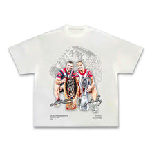 Load image into Gallery viewer, Sydney Roosters 2026 DUEL PREMIERSHIPS Tee
