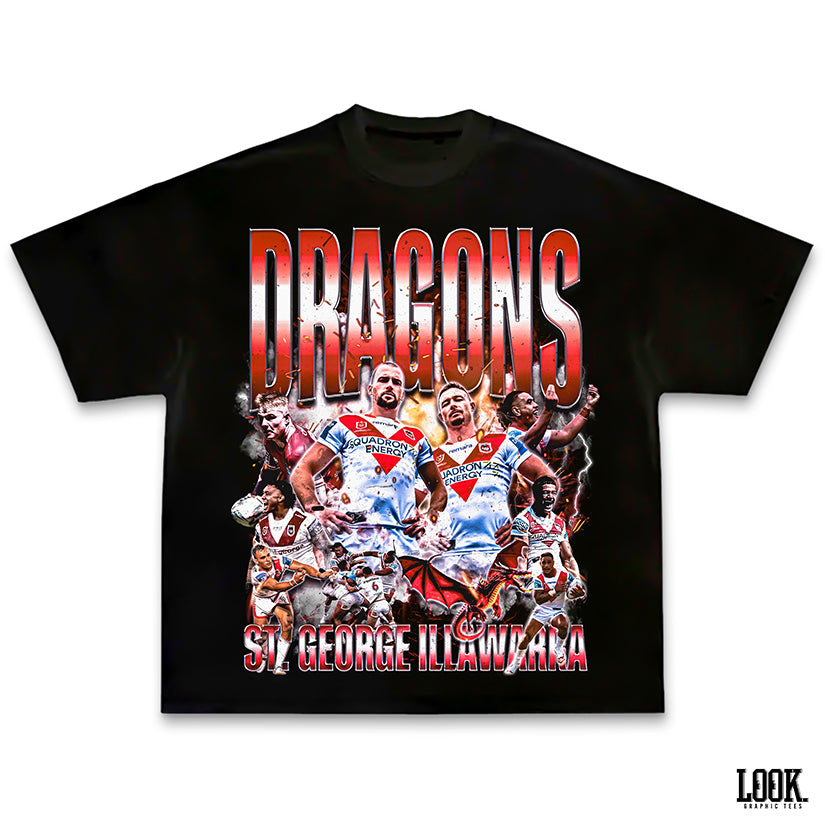 St George Dragons - LOOK. Graphic Tee