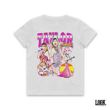 Load image into Gallery viewer, Taylor Swift LOOK. Kids Graphic Tee
