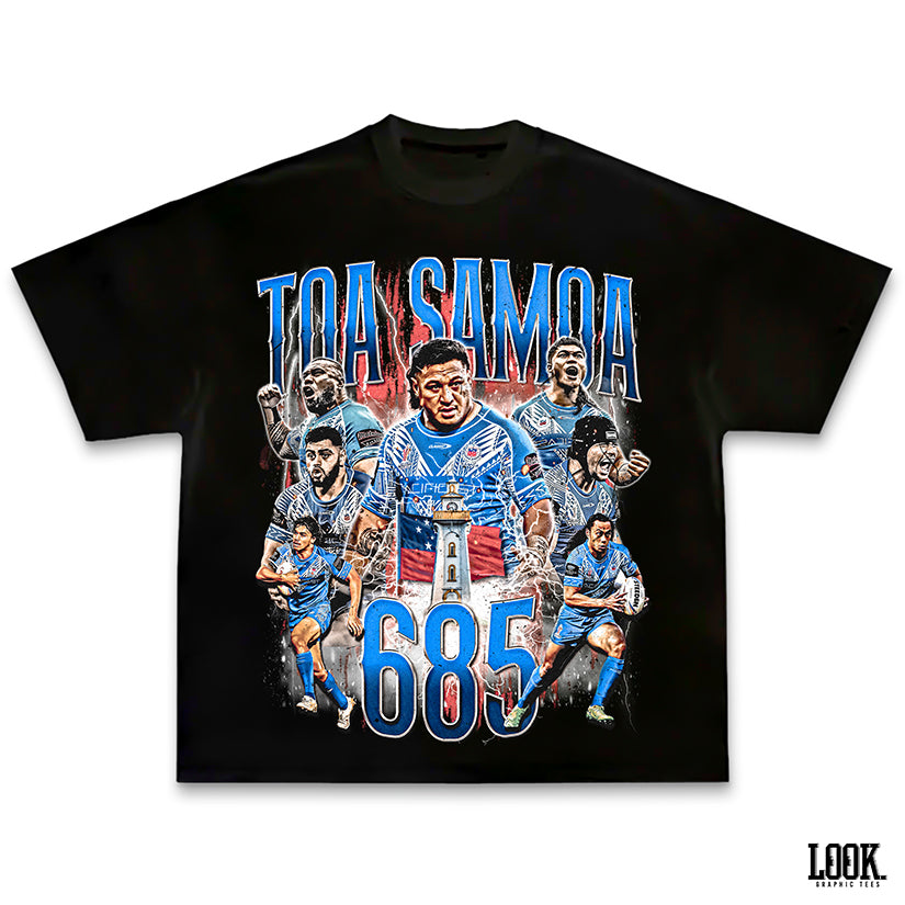 Toa Samoa '23' LOOK. Graphic Tee