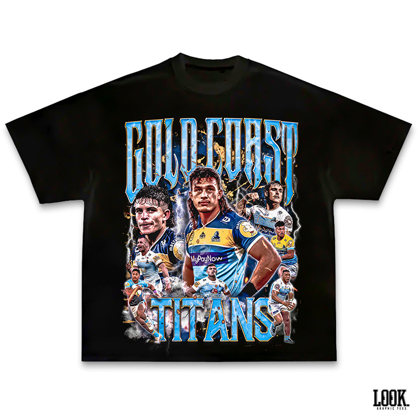 Gold Coast Titans - LOOK. Graphic Tee