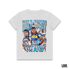Load image into Gallery viewer, Gold Coast Titans - LOOK. Kids Graphic Tee
