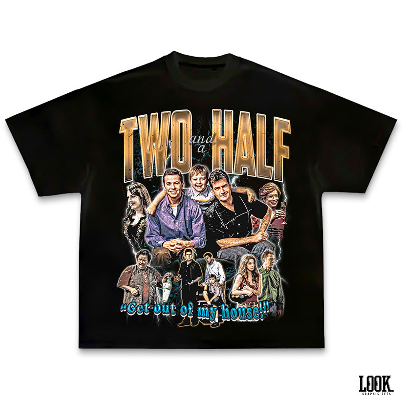 Two And A Half Men - LOOK. Graphic Tee