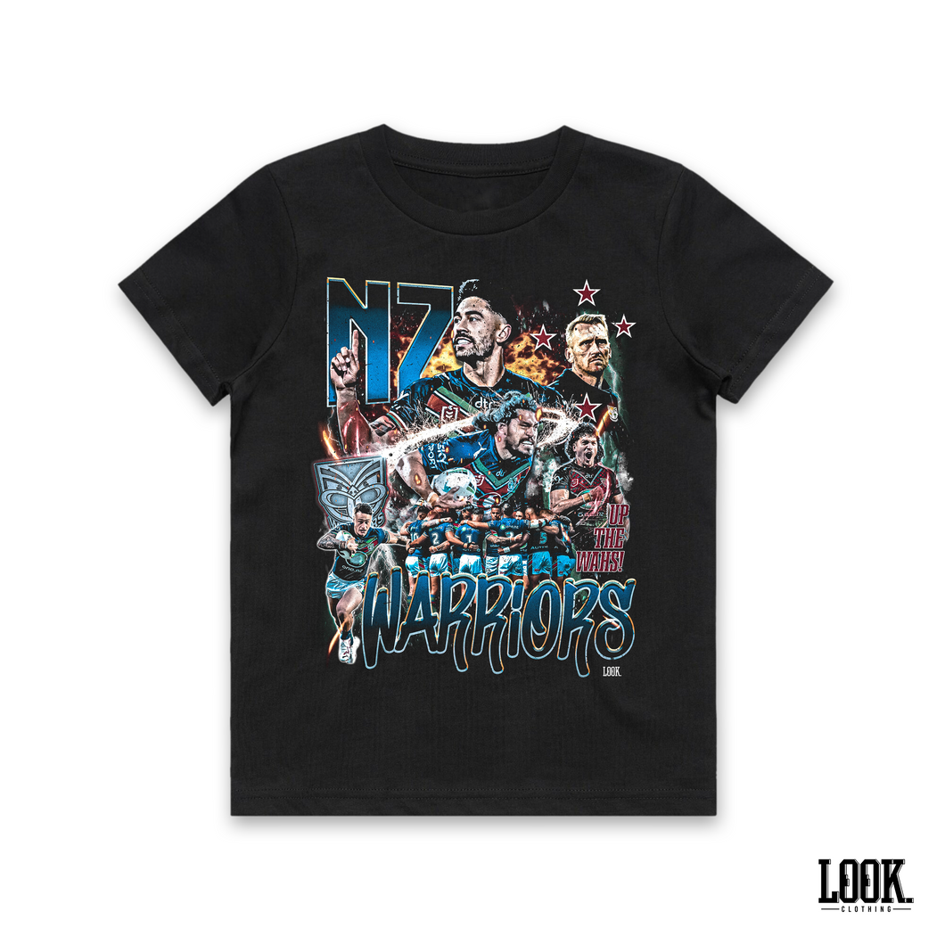 NZ Warriors '24' - LOOK. Kids Graphic Tee