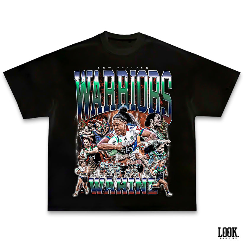 NZ Warriors Woman 'Wāhine 25' - LOOK. Graphic Tee