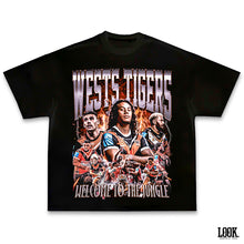 Load image into Gallery viewer, Wests Tigers &#39;Welcome to the jungle&#39; - LOOK. Graphic Tee
