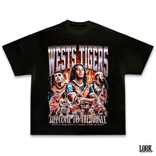 Load image into Gallery viewer, Wests Tigers &#39;Welcome to the jungle&#39; - LOOK. Graphic Tee
