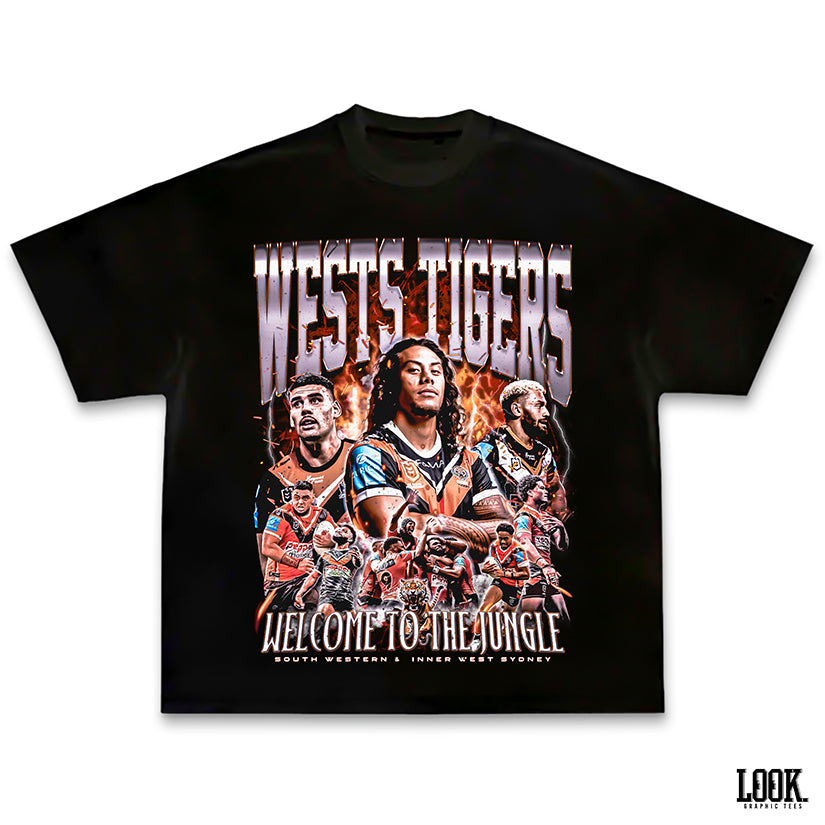 Wests Tigers 'Welcome to the jungle' - LOOK. Graphic Tee